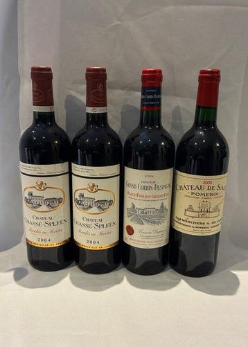 2004 x 2 Chateau Chasse-Spleen, Chateau Grand, Nieuw