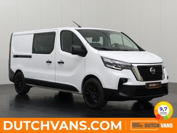 Nissan Primastar 2.0DCI Dubbele-cabine 2023 L2 H1 Diesel, Auto's, Euro 6, Wit, Nieuw, Te koop