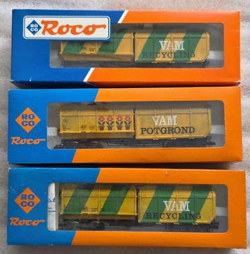 Roco H0 - 43668C - Model treinwagon (3) - Compleet met, Nieuw