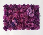 Flowerwall 40x60 cm 6 Paarstinten Rozen en Hortensia, Ophalen of Verzenden, Nieuw