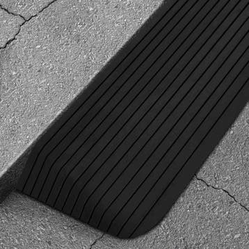 vidaXL Drempelhulpen 2 st 110x41x5 cm rubber, Verzenden, Nieuw