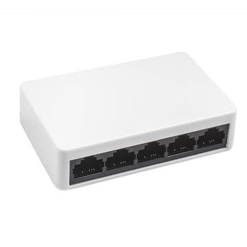 Zazitec 5-poorts netwerk switch, Computers en Software, Netwerk switches, Ophalen of Verzenden, Nieuw