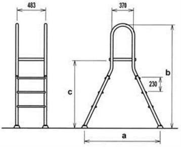 Zwembadtrap A-Frame, Tuin en Terras, Verzenden, Nieuw