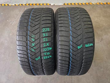 275/35/21 103W TO PIRELLI WINTERBANDEN 5,1MM PROFIEL 2X, Ophalen, Gebruikt, 275 mm, Band(en)