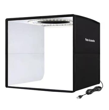 Opvouwbare LED Fotostudio Lightbox met 12 Achtergronden, Verzenden, Nieuw in verpakking