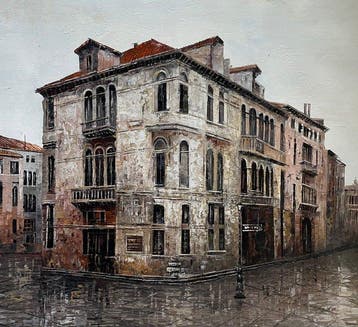 Insorto (1989) - Pietra umida, Antiek en Kunst, Kunst | Schilderijen | Klassiek