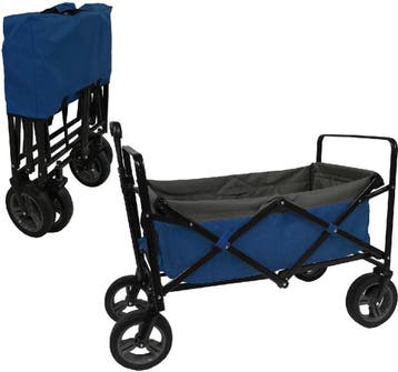 Outdoor Bolderwagen Blauw/grijs (Bolderkarren), Ophalen of Verzenden, Nieuw