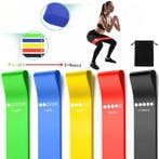 Weerstandsbanden Set TPE – 5 Niveaus Fitness Elastieken, Sport en Fitness, Fitnessmaterialen, Verzenden, Nieuw