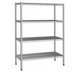 GGM Gastro | RVS stelling - 1380x400mm - Diepte: 400mm - met, Verzenden, Nieuw, Effen, Bord(en)