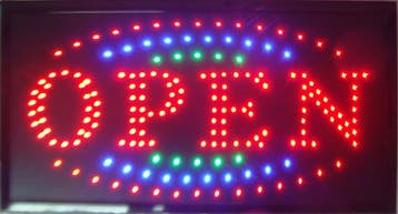 OPEN LED bord lamp verlichting lichtbak reclamebord #C11, Zakelijke goederen, Horeca | Meubilair en Inrichting, Verzenden, Nieuw in verpakking
