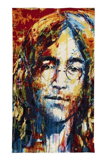 John Lennon - Prachtig wandtapijt van een portret op