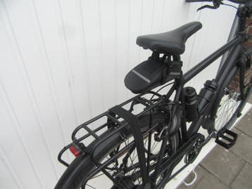 Jan Janssen vakantiefiets met Rohloff en getande riem 6647, 28 inch, 10 tot 15 versnellingen, Velgrem, Zo goed als nieuw