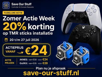 Weg met PS5 Stick Drift: Prof Installatie TMR A-Merk - €30, PlayStation 5, Nieuw, Ophalen of Verzenden, Controller