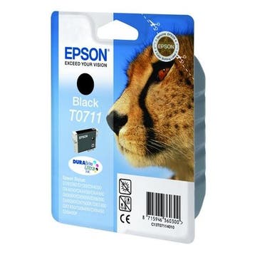 Epson T0711 inktcartridge zwart (origineel), Verzenden, Nieuw, Epson
