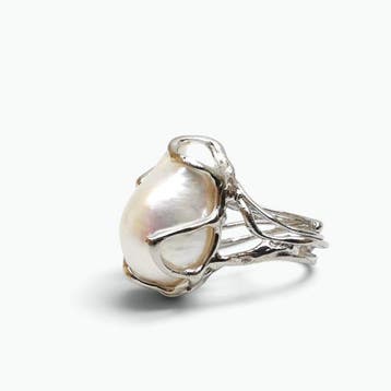 Parel - Argento 925 - Ring - perla edison