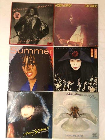 Gloria Gaynor, Amii Stewart , Donna Summer - 6 x Albums -, Nieuw in verpakking