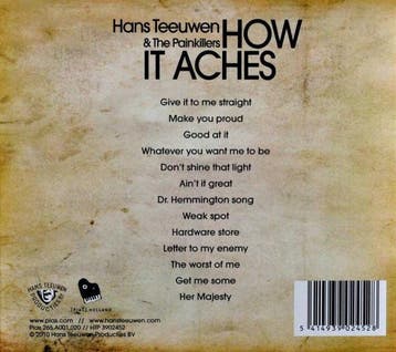 cd - hans teeuwen &amp; the painkillers - HOW IT ACHES (n..., Verzenden, Zo goed als nieuw