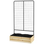 Verhoogd Bed Met Klimhulp, Plantenbak Van Natuurhout, Kruide, Verzenden