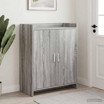 vidaXL Schoenenkast Grijs Sonoma 73,5 x 36 x 92 cm Bewerkt, Verzenden, Nieuw