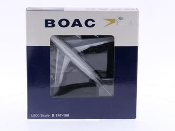 Schaal 1:500 BiG BiRD 2005-035 BOAC Boeing 747-100 Reg.Nr..., Ophalen of Verzenden, Gebruikt