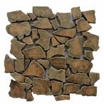 Mozaïek Hout Natural Root Old Teak 30X30 Cm (Prijs Per 1M²), Ophalen of Verzenden, Nieuw