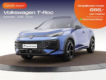 Volkswagen T-Roc | Zakelijk Leasen vanaf 162,- p/mnd, Nieuw, Financial lease, Lease, T-Roc
