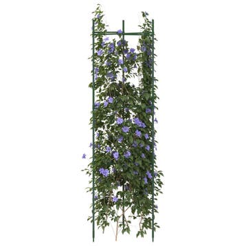 vidaXL Tomatenkooien 4 st 116 cm staal en polypropeen, Verzenden, Nieuw