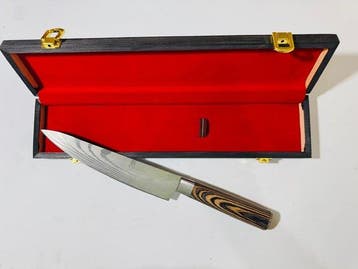 Hekito - Keukenmes - Carving knife - Exclusieve Vintage
