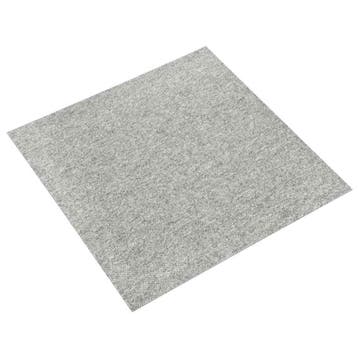 vidaXL Tapijt 20 st Lichtgrijs 50 x 50 cm 100% Polypropyleen, Huis en Inrichting, Verzenden, Nieuw