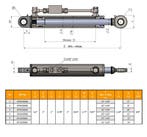 Hydraulische Topstang Cat 1-1 (460 - 710 mm) - SPH320082, Ophalen of Verzenden, Nieuw