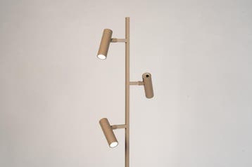 Rietveld Vloerlampen - Taupe - Aluminium, Verzenden, Nieuw