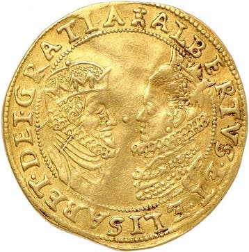 Spaans-Nederland Albrecht en Isabella. 2 Ducat n.d.