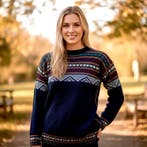 Alpaca trui dames, Alpaca Wollen Trui, Overige kleuren, Verzenden, Maat 42/44 (L), Nieuw