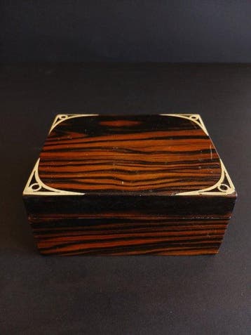 Doos - Hout - Macassar-ebbenhout