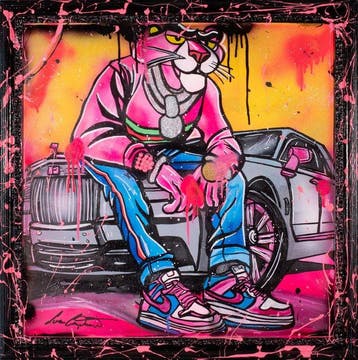 Luca Cartoonist - My pink car