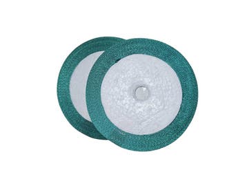 Satijnlint dubbelsatijn antennelint donkergroen 6 mm spoel, Ophalen of Verzenden, Nieuw