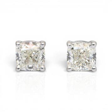 Oorbellen - 18 karaat Witgoud - 2.02ct. tw. Diamant, Nieuw