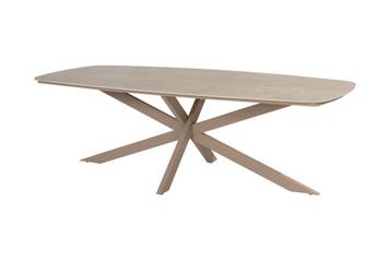 Taste Prado keramische deens ovale tuintafel 240x105 cm -, Tuin en Terras, Tuintafels, Verzenden, Nieuw, Rond, Rvs