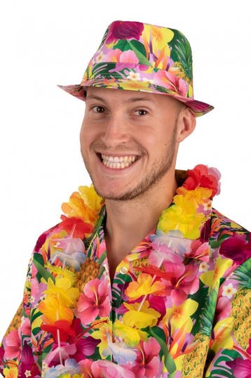 Zomer Tropical Hoedje Pink, Kleding | Dames, Verzenden, Nieuw