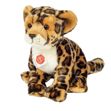 Luipaard knuffel - pluche - lichtbruin - 27 cm - Hermann, Verzenden, Nieuw