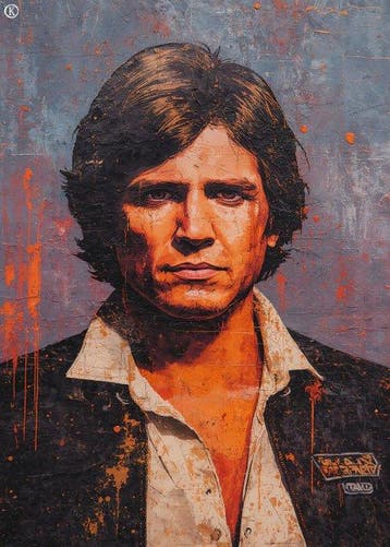 Kleury.art - [XL Canvas] The Smugglers Stencil by, Nieuw in verpakking