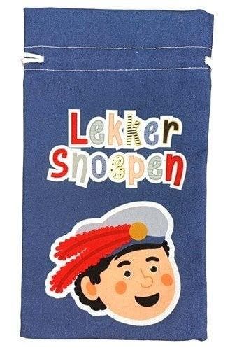 Pepernotenzakje ”Lekker Snoepen” Blauw (15x25cm), Kleding | Dames, Ophalen of Verzenden, Nieuw