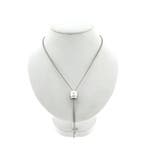 Piaget witgouden Possesion collier met vaste hanger en di..., Gebruikt, Overige kleuren, Ophalen of Verzenden, Met edelsteen