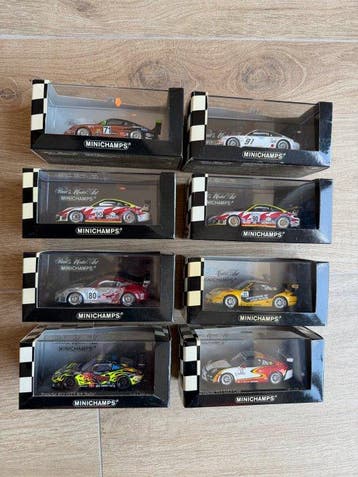 Minichamps 1:43 - Model raceauto (8) - Porsche 911 GT3, Nieuw