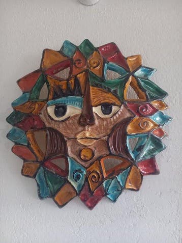 Decoratief ornament - Poterie La Draille - Soleil (Ø 40 cm)