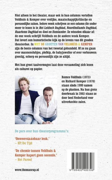 Met de groeten van Veldhuis en Kemper 9789400400306, Verzenden, Gelezen, Richard Kemper
