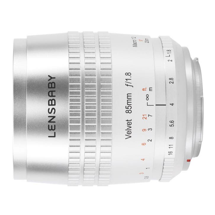 Lensbaby Velvet 85 silver Canon RF, Audio, Tv en Foto, Fotografie | Lenzen en Objectieven, Standaardlens, Nieuw, Ophalen of Verzenden