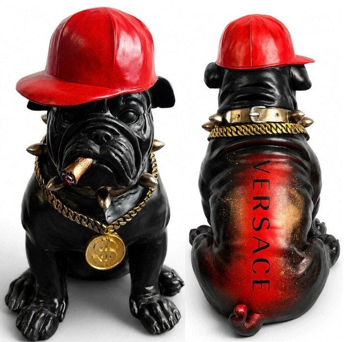 Daluxe Art - 1999 • Versace Dog, Antiek en Kunst, Kunst | Designobjecten
