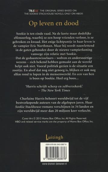 Op leven en dood / True blood / 10 9789024563876, Verzenden, Zo goed als nieuw, Charlaine Harris
