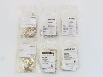 Märklin 1 - 56031 - Modeltreinsporen (6) - 180 Railklemmen, Nieuw